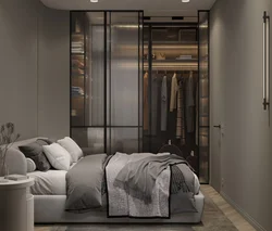 Bedroom Design With A Full-Wall Walk-In Closet