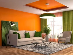 Bright Interior Of A Living Room In An Apartment