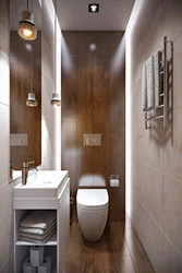 Design of a separate bathroom in a modern style