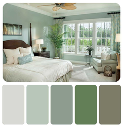 Bedroom color color combination photo