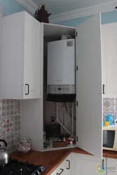 Kitchens With Gas Boiler And Window Design Photo