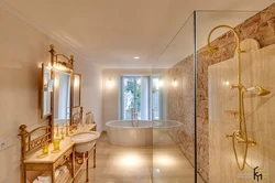 Bathroom Design With Gold
