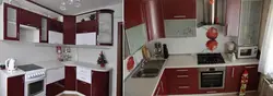 Photo kitchens small corner 8 m