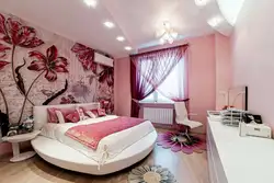 Soft pink bedroom photo