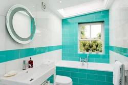 Bathroom Design In Turquoise Tone