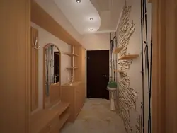 Заманауи Хрущев стиліндегі дизайндағы дәліз тар дәліз