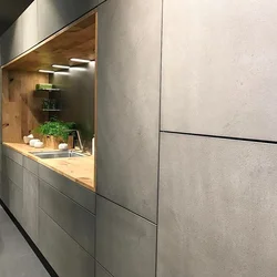 Фото кухни фасады бетон