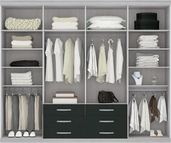 Wardrobe In The Bedroom With Dimensions Photo Interior Contents