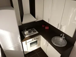 Kitchens In A 6 Meter Kitchen Photo With A Refrigerator