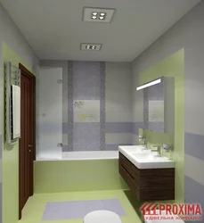Bathroom design in a panel house