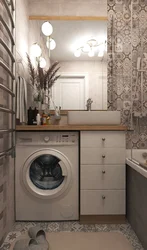 Bath Design With Washing Machine