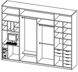 Living room cabinet design project