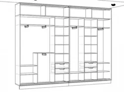 Гостиная дизайн проект шкафа