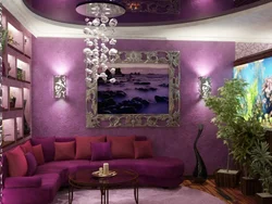 Дизайн Гостиной В Фиолетовых Тонах Фото Дизайн