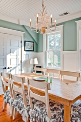 Kitchens On One Wall In A Wooden House Photo