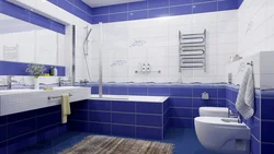 Bath With Blue Furniture Photo