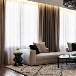 Modern design of curtains for the living room photo new items