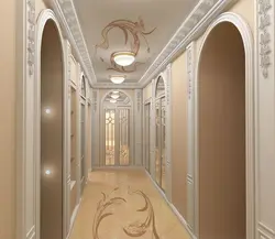Hallway in the house ceiling photo