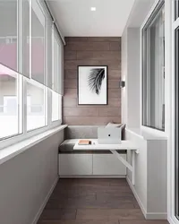 Дизайн лоджии в квартире в современном стиле