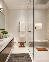 Modern bathrooms with shower design photo