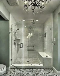 Modern Bathrooms With Shower Design Photo