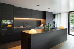 Kitchen renovation in modern style photo