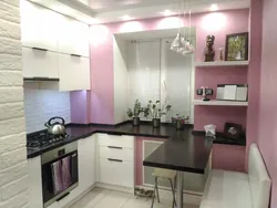 Home house kitchen design in Khrushchev