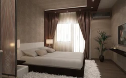 Rectangular bedroom design photo 15