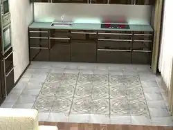Interior Design Of Floor Tiles In The Kitchen