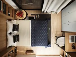 Спальня дизайн интерьера 6 кв м