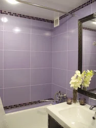 Bathroom tile design 2 colors