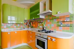 What Colors Goes With Orange In The Kitchen Interior