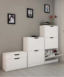 Modern chest of drawers in the hallway photo design