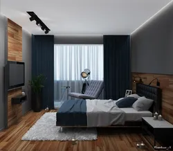 Дизайн интерьера спальни молодого
