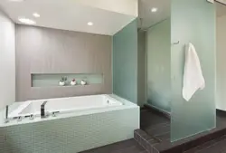 Bathroom room partition design photo