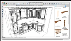 How to create a kitchen design project yourself program