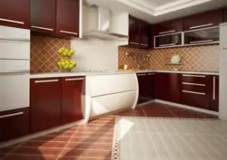 Fully tiled kitchen photo