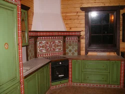 Photo Of Kitchen Interior Russian Style