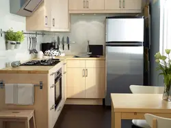 Small kitchen design photo 5 sq.m.