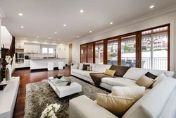 Living room interior design finishing options