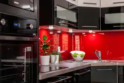 Kitchen Black And Red Photo Walls