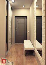Interior of a corridor in an apartment in a panel house