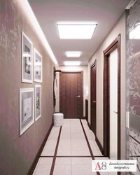 Interior of a corridor in an apartment in a panel house