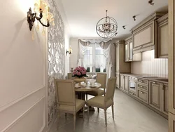 Neoclassical style in the kitchen interior