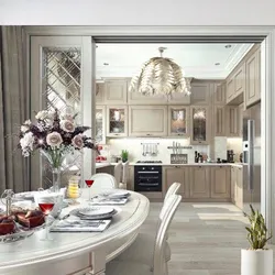 Neoclassical style in the kitchen interior