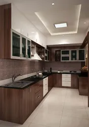 Светло коричневый цвет кухни фото