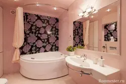 Bathroom Design With Bathtub In The Corner
