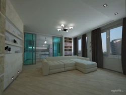 Interior Of A Room In A Three-Room Apartment