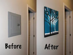 How To Hide An Electrical Panel In The Hallway Design Ideas