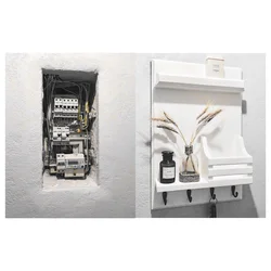 How to hide an electrical panel in the hallway design ideas